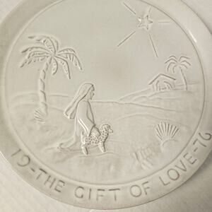 Frankoma Christmas Plates Lot of‎ 2 Wall Décor